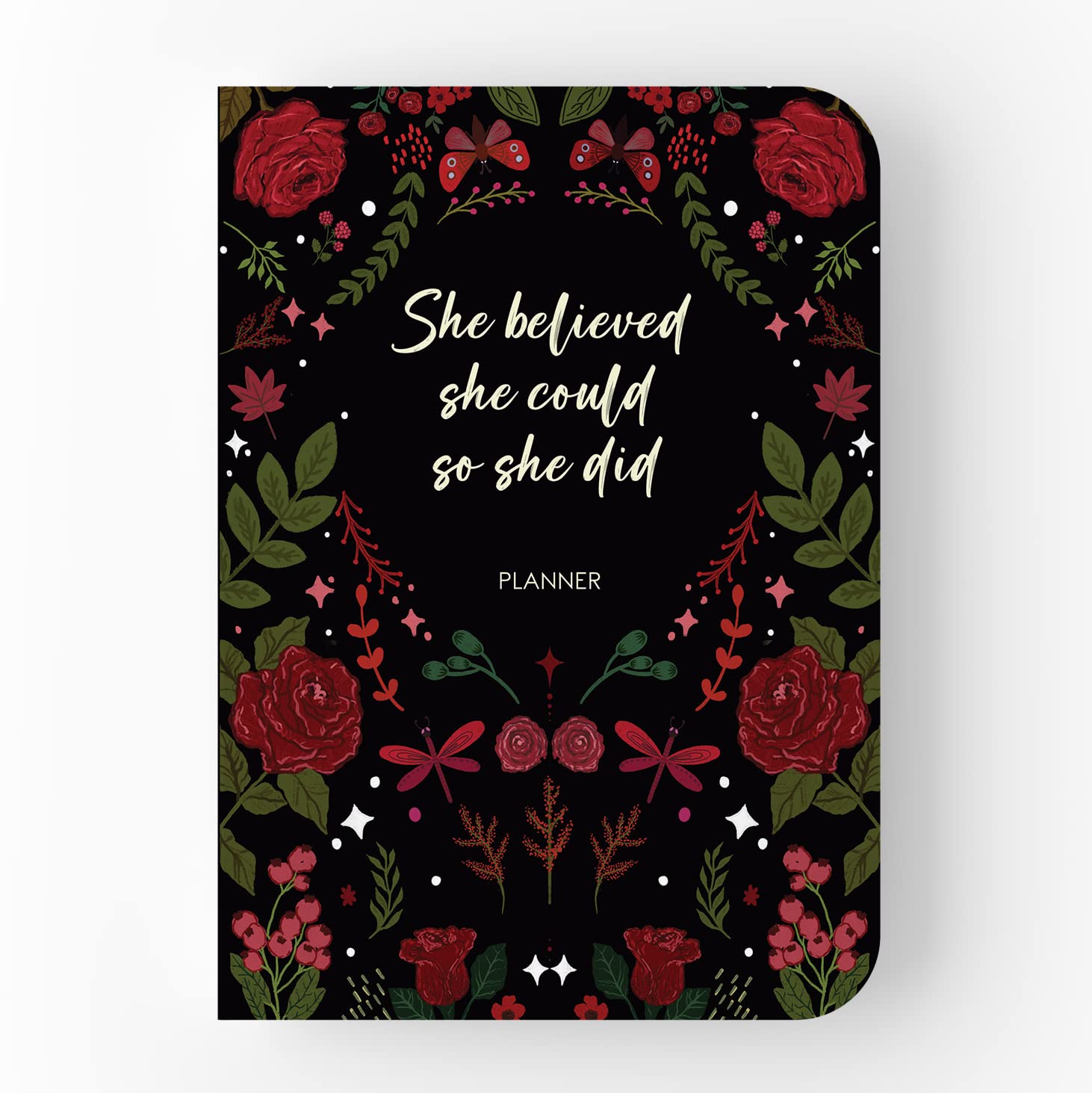 Factor Notes Undated Planner She Believed She Could - 12 Month Organizer Factor Notes